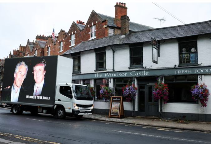 تظاهرات در انگلیس علیه سفر ترامپ تظاهرات در انگلیس علیه سفر ترامپ