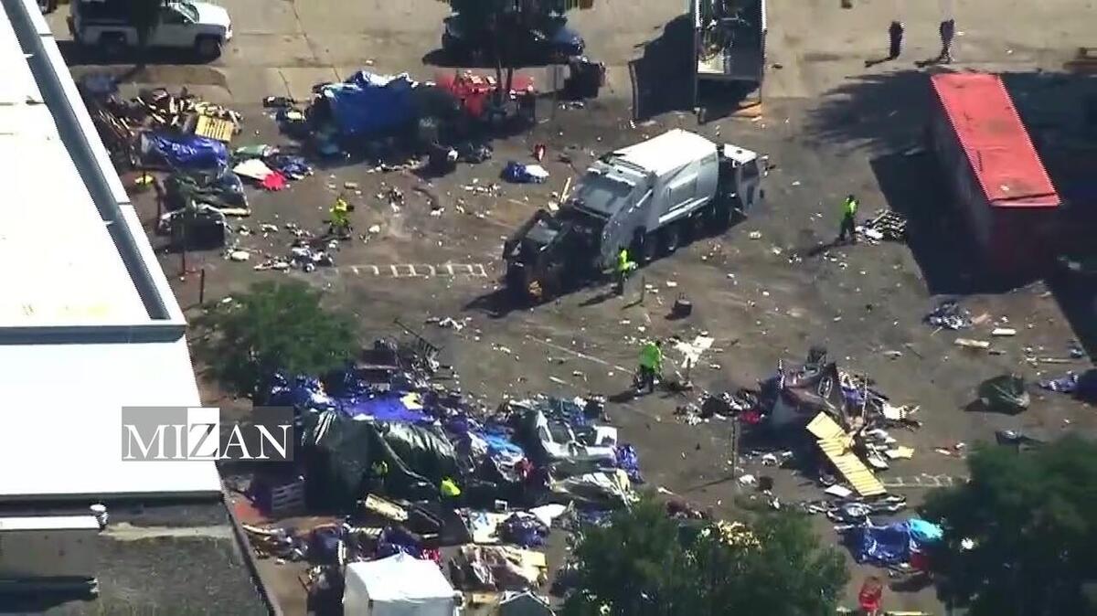 ادعای مبارزه با جنایت ترامپ و تزریق خشونت به بی‌خانمان‌های آمریکا