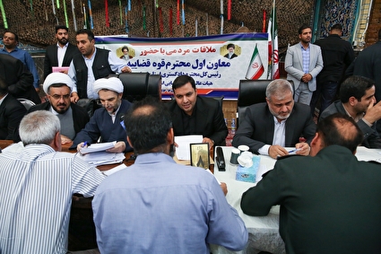 بازدید معاون اول قوه قضاییه از حوزه قضایی شهرستان دماوند