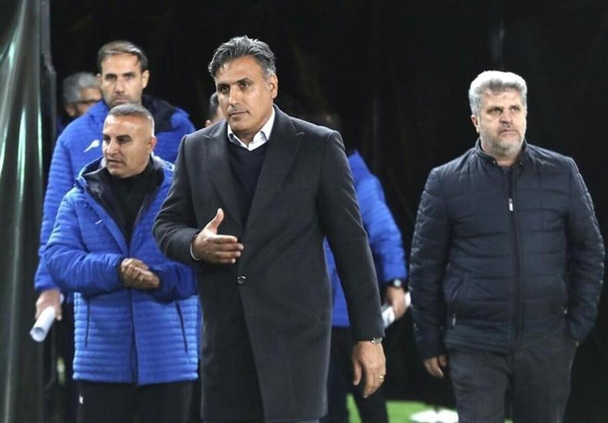 سرمربی استقلال خوزستان: نیمه اول اصلاً در حد انتظار ظاهر نشدیم/ باید بهتر کار می‌کردیم