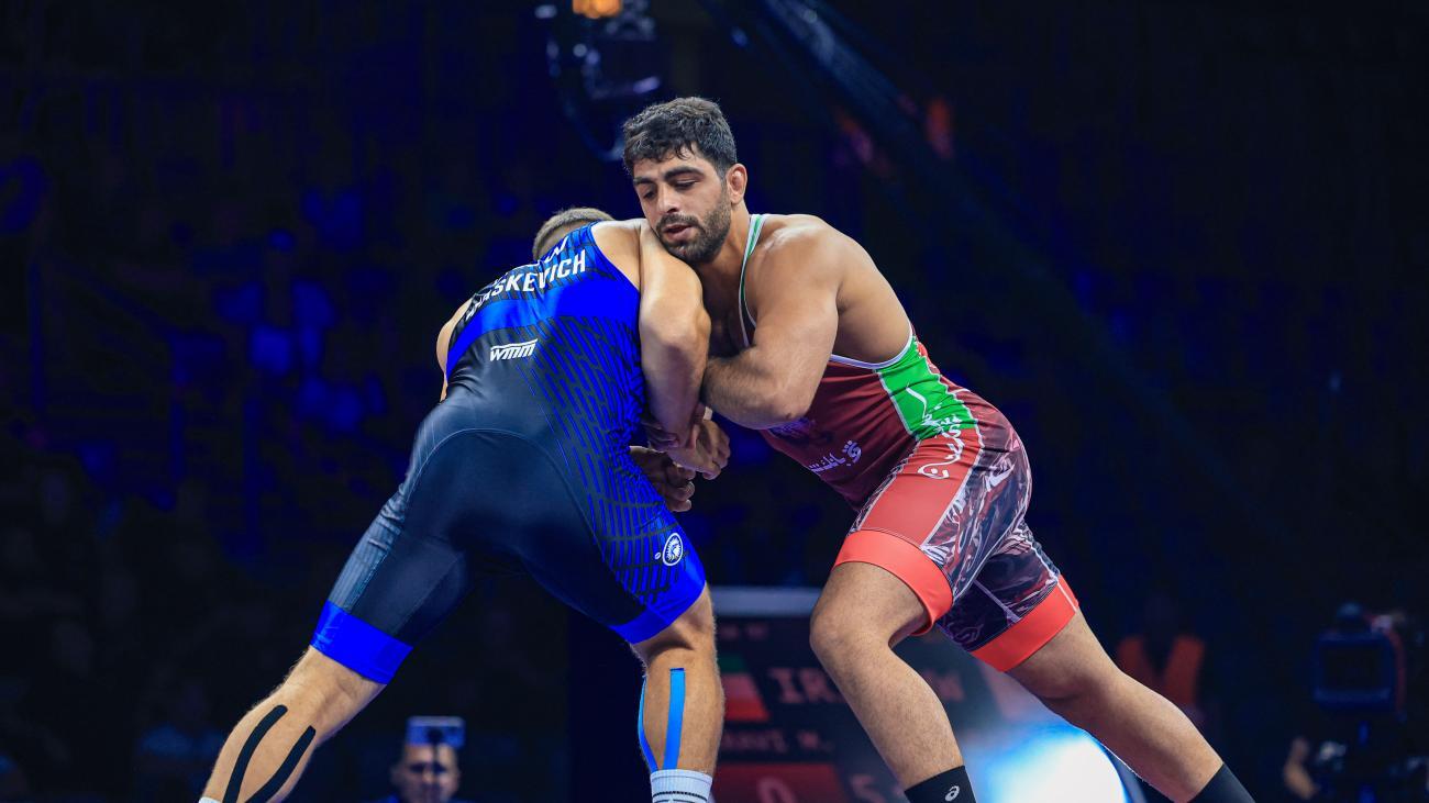 روز دوم مسابقات کشتی فرنگی جهان/ از طلای دوبل ایران در زاگرب تا شکست بزرگان جهان