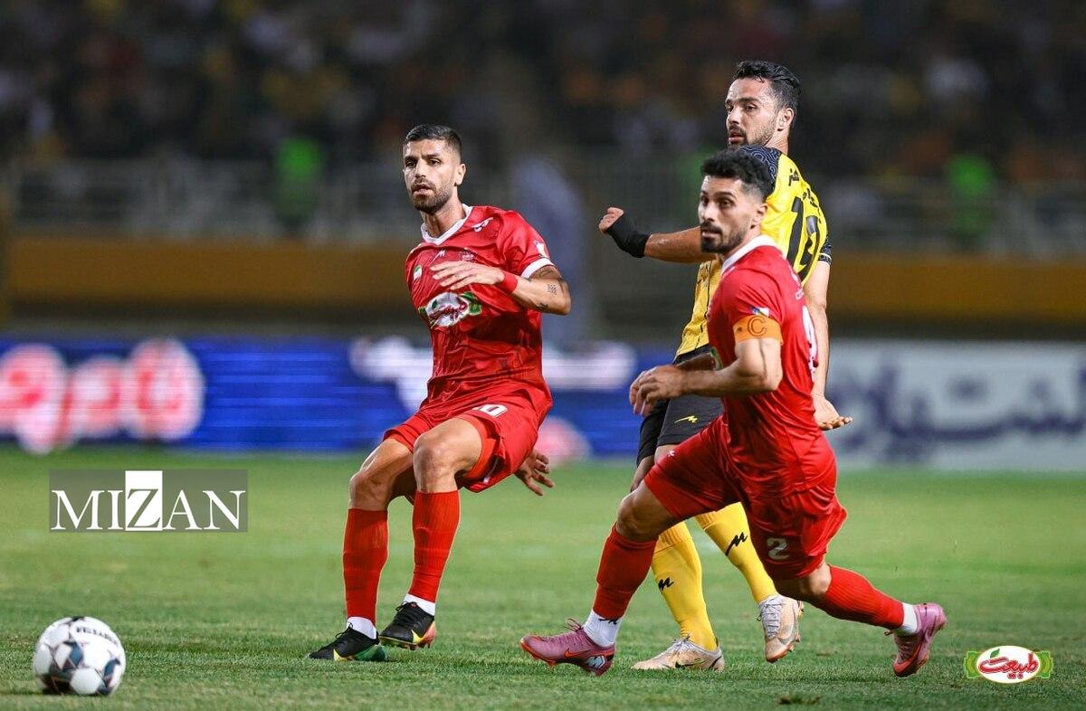 پیروزی پرسپولیس برابر سپاهان در نیمه نخست +فیلم