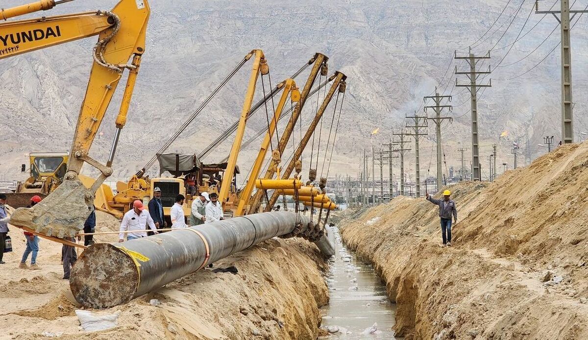 تضمین پایداری تولید گاز کشور با خط لوله جدید فاز ۱۶ پارس جنوبی