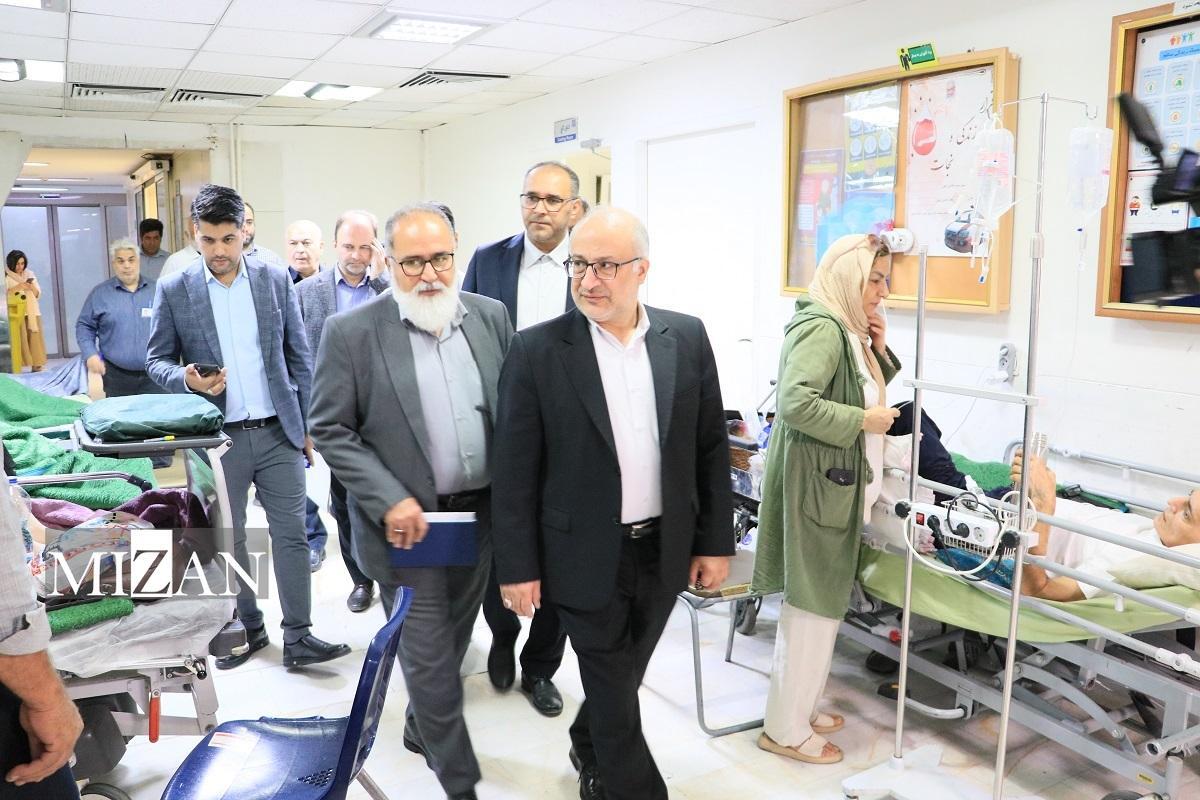 بازرس کل استان تهران روندخدمت‌رسانی به بیماران بیمارستان شریعتی تهران را بررسی و ارزیابی کرد