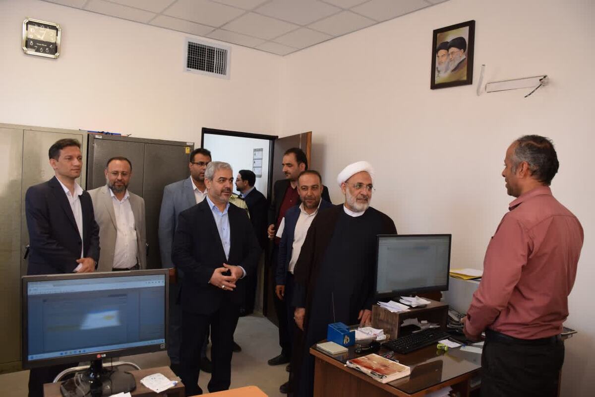 رئیس کل دادگستری استان سمنان از حوزه قضایی بخش بسطام بازدید کرد