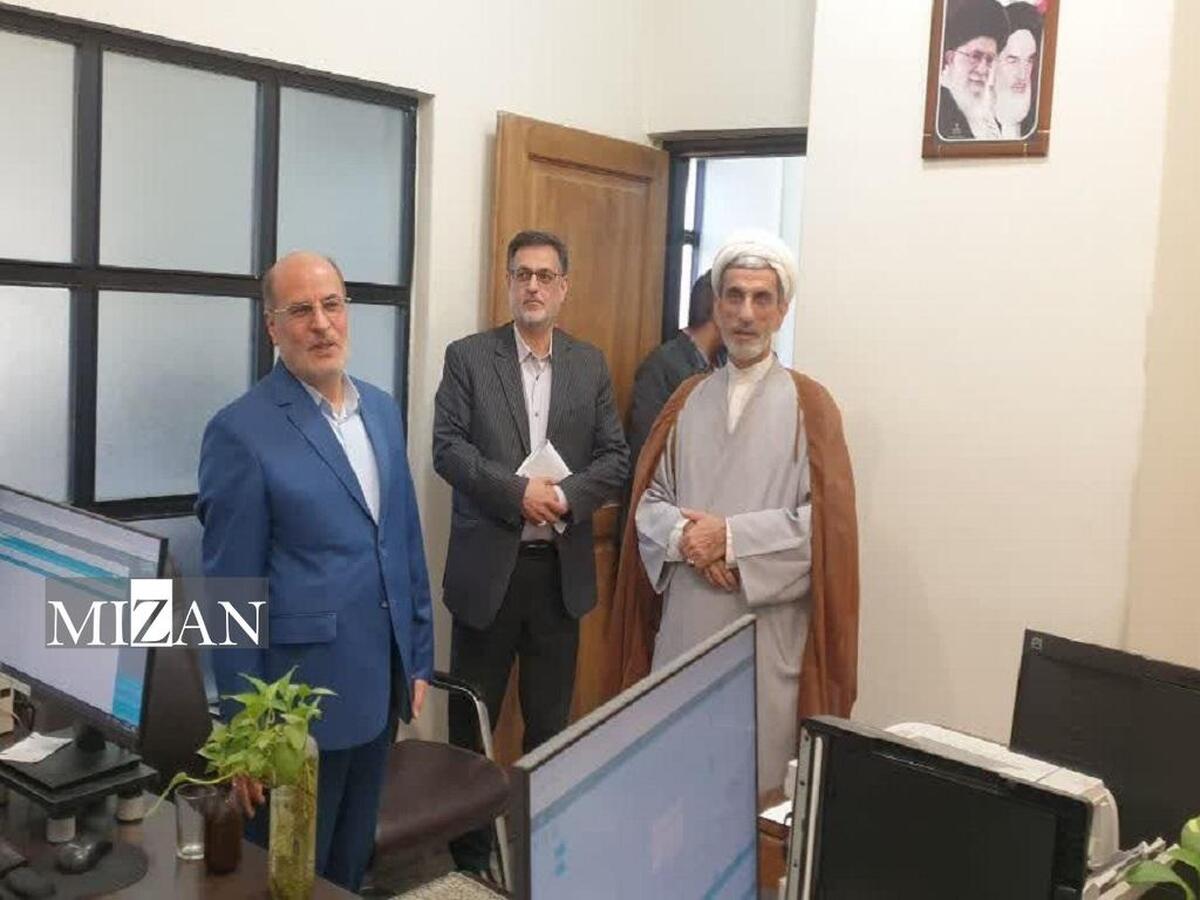معاون منابع انسانی و امور فرهنگی قوه قضاییه از شعب دادگستری کل استان اصفهان بازدید کرد