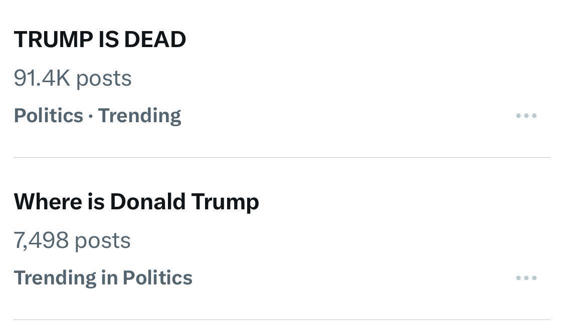 ترامپِ مرده یا زنده؛ مسئله این است ترامپِ مرده یا زنده؛ مسئله این است