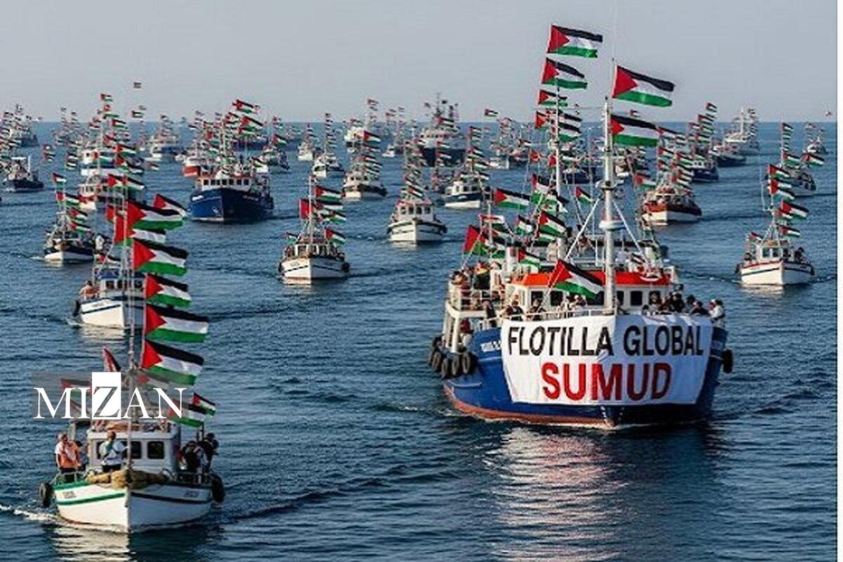 رژیم صهیونیستی ناوگان صمود را توقیف کرد