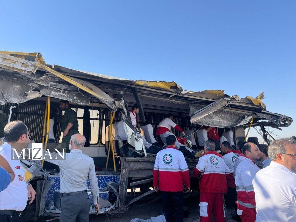 سقوط اتوبوس در جاده دماوند با چهار فوتی و ۲۰ مصدوم