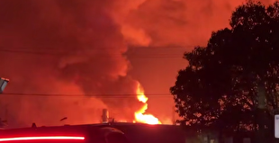 انفجار مهیب در پالایشگاه نفت لس‌آنجلس