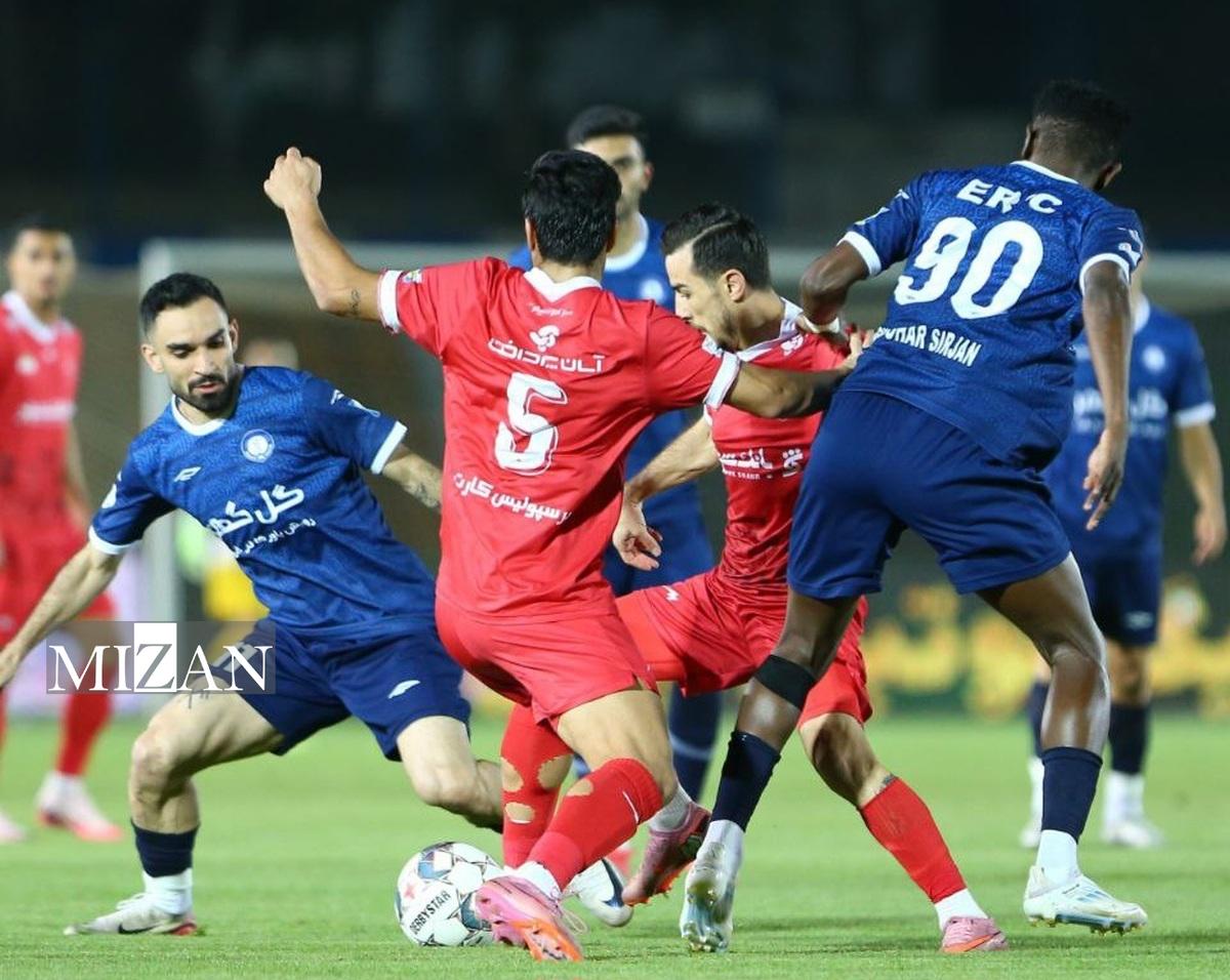 توقف خانگی پرسپولیس برابر گل‌گهر/ شاگردان هاشمیان همچنان روی نوار تساوی +فیلم