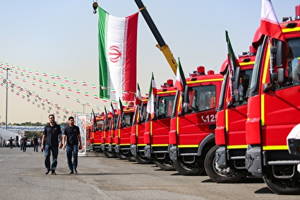 آیین رونمایی بزرگ‌ترین مجموعه ماشین آلات تخصصی حوزه خدمات شهری