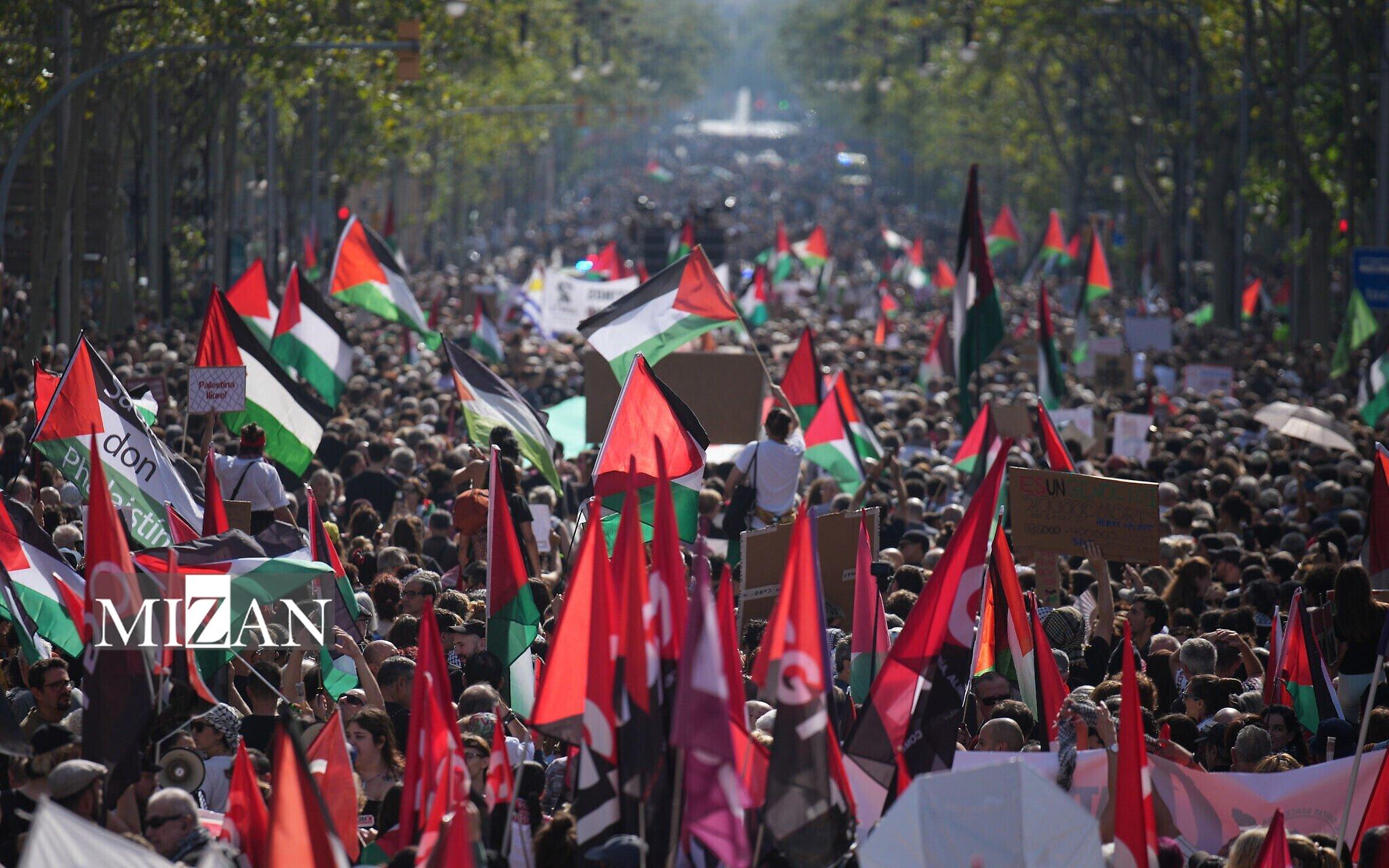 تظاهرات حامیان فلسطین در کشور‌های اروپایی
