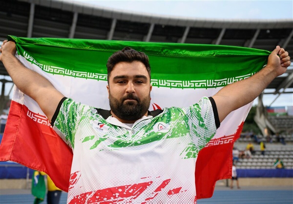 پارادوومیدانی قهرمانی جهان| خسروی با شکستن رکورد جهان هفتمین طلایی ایران شد