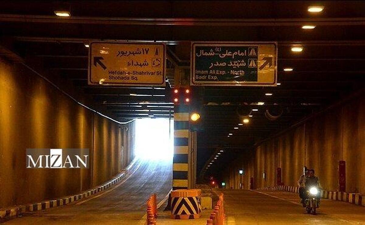 هر دو مسیر تونل امیر کبیر امشب مسدود است