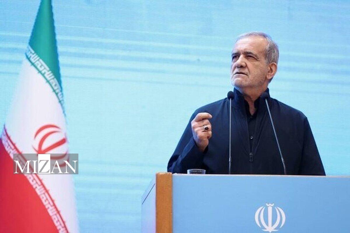 پزشکیان: دشمن تصور می‌کرد اگر به ایران حمله کند در کشور هرج و مرج می‌شود