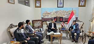 دیدار رئیس سازمان بسیج رسانه و معاون بین‌الملل سازمان بسیج با سفیر یمن؛ تأکید بر همکاری‌های رسانه‌ای، علمی و مردمی