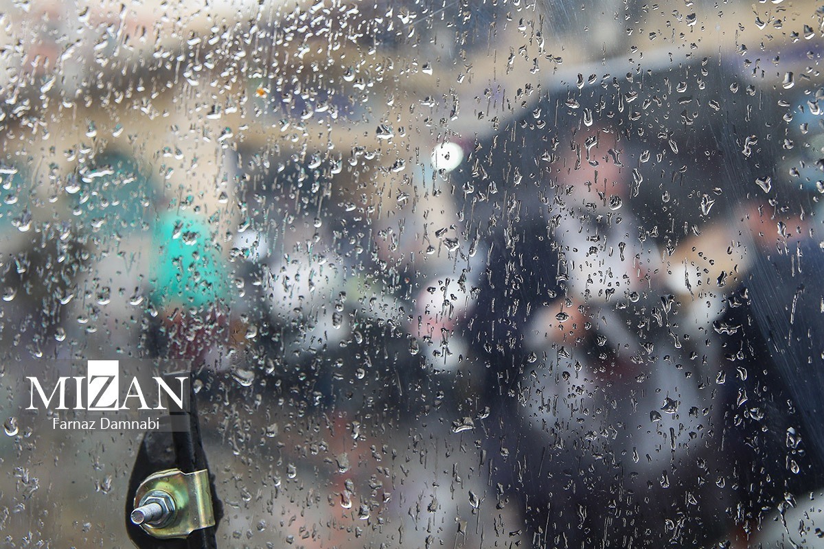 باران و وزش باد در استان‌های شمالی کشور 