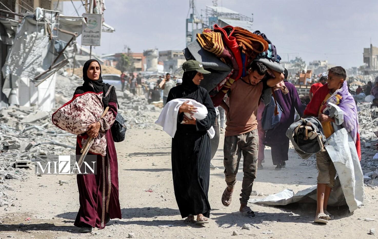 بازگشت آوارگان غزه به خانه