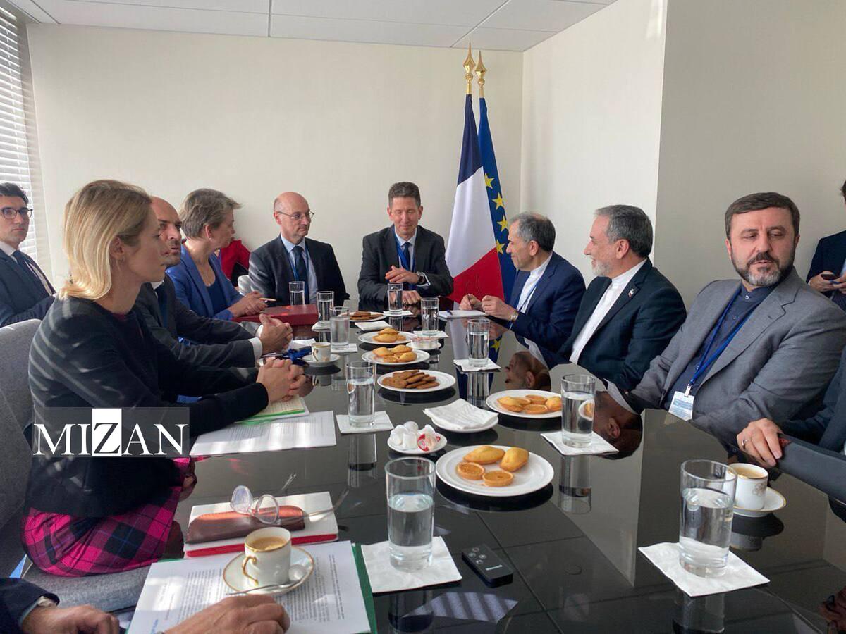 دیدار وزیران خارجه سه کشور اروپایی و نماینده عالی اتحادیه اروپا با عراقچی