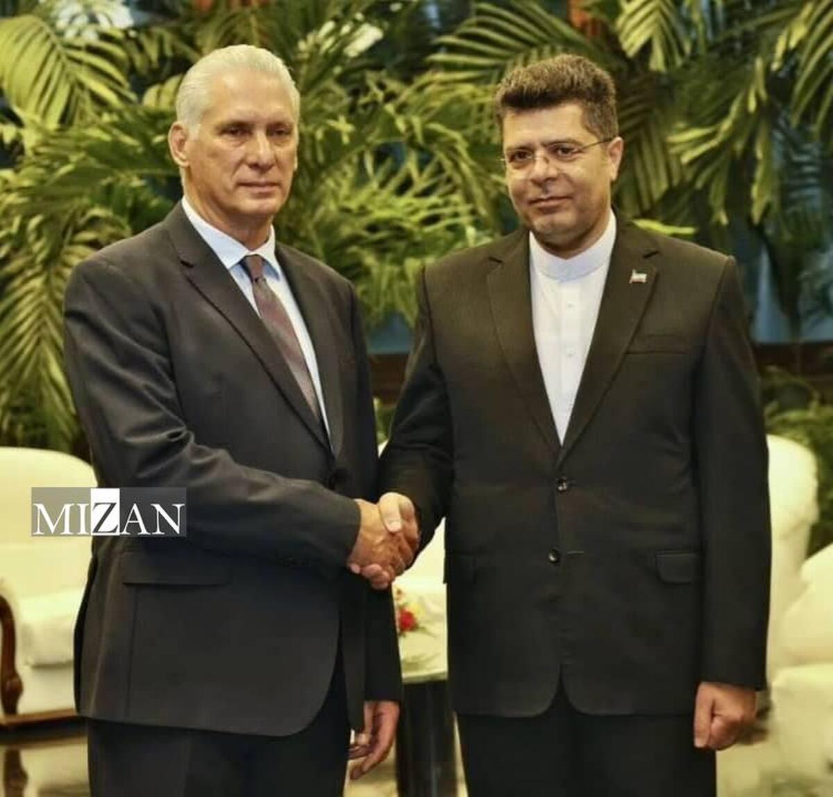 تسلیم استوارنامه سفیر جدید ایران به رئیس‌جمهور کوبا