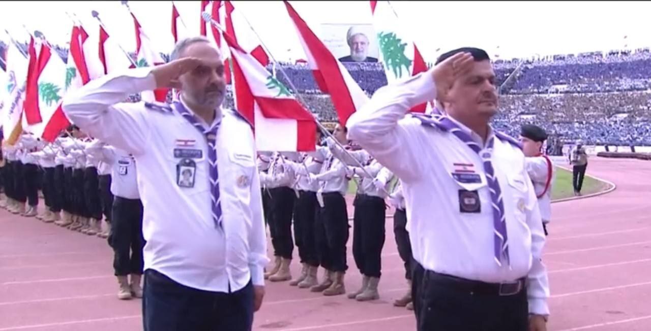 مراسم بزرگداشت شهید سیدحسن نصرالله و شهدای مقاومت در بیروت