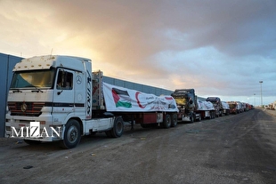 آغاز ورود کامیون‌های حامل کمک‌های بشردوستانه به غزه