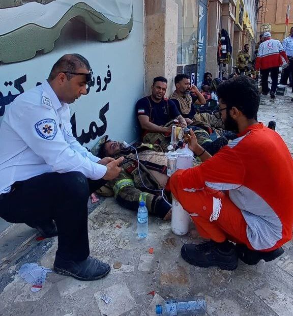 آتشسوزى در بازار بزرگ اطلس قشم ـ درگهان آتشسوزى در بازار بزرگ اطلس قشم ـ درگهان