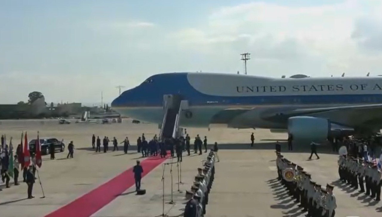 ترامپ وارد اراضی اشغالی شد