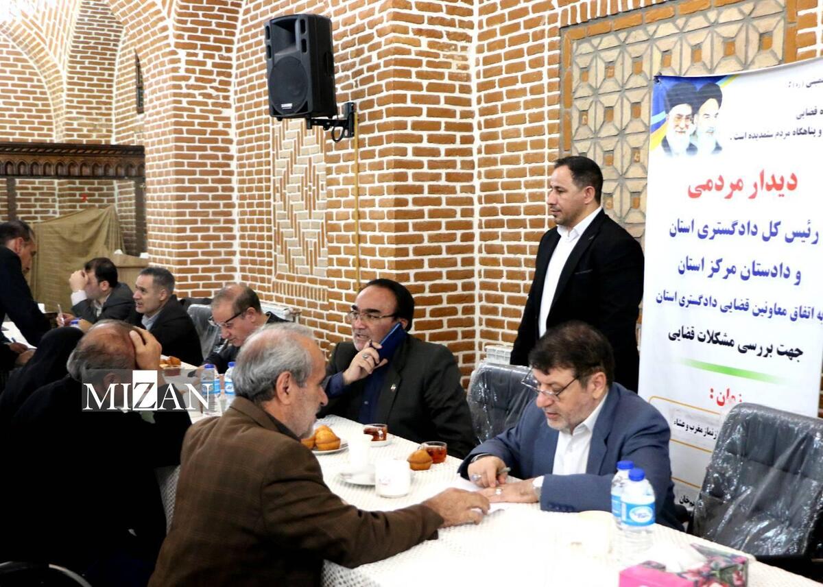 برگزاری دیدار مردمی رئیس کل دادگستری آذربایجان شرقی در مسجد کریم‌خان تبریز