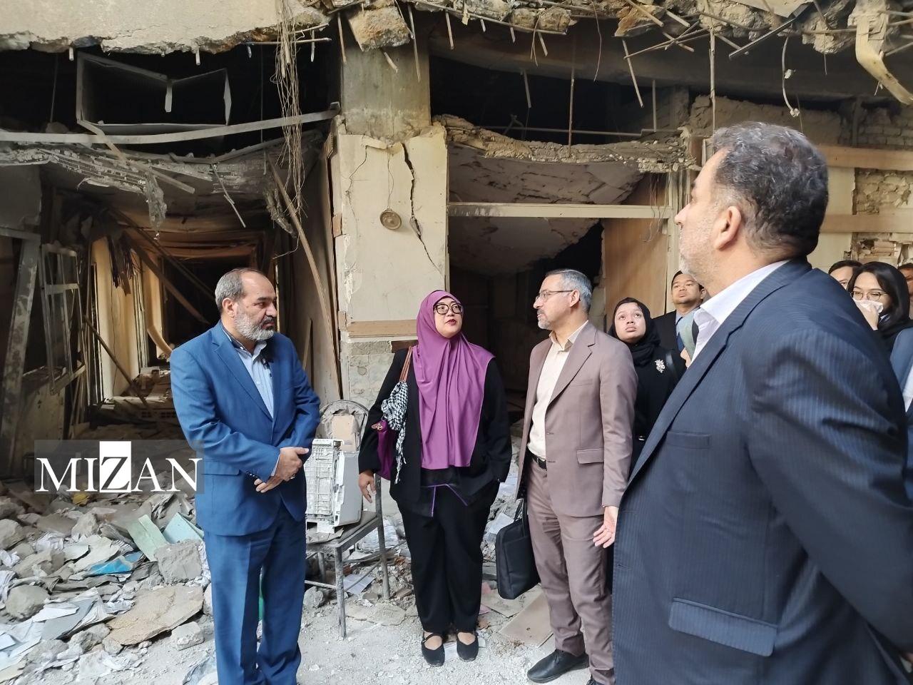 هیئت حقوق بشری اندونزی از ندامتگاه اوین بازدید کرد