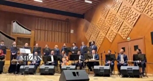 اجرای ارکستر موسیقی ملی ایران و نوازندگان کشور ترکیه به مناسبت بزرگداشت حافظ در آنکارا