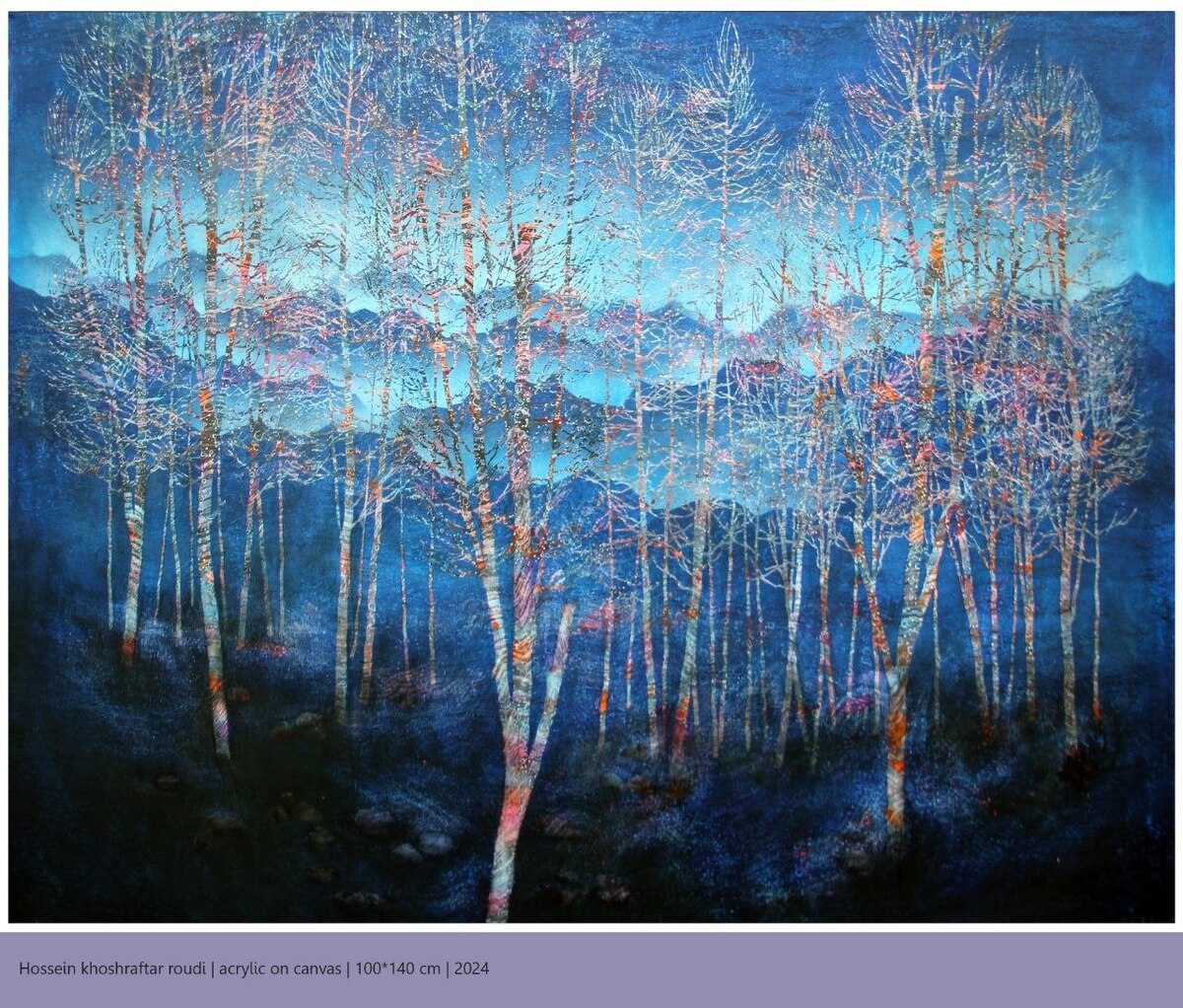 «خوش در میان درختان» در گالری ماد