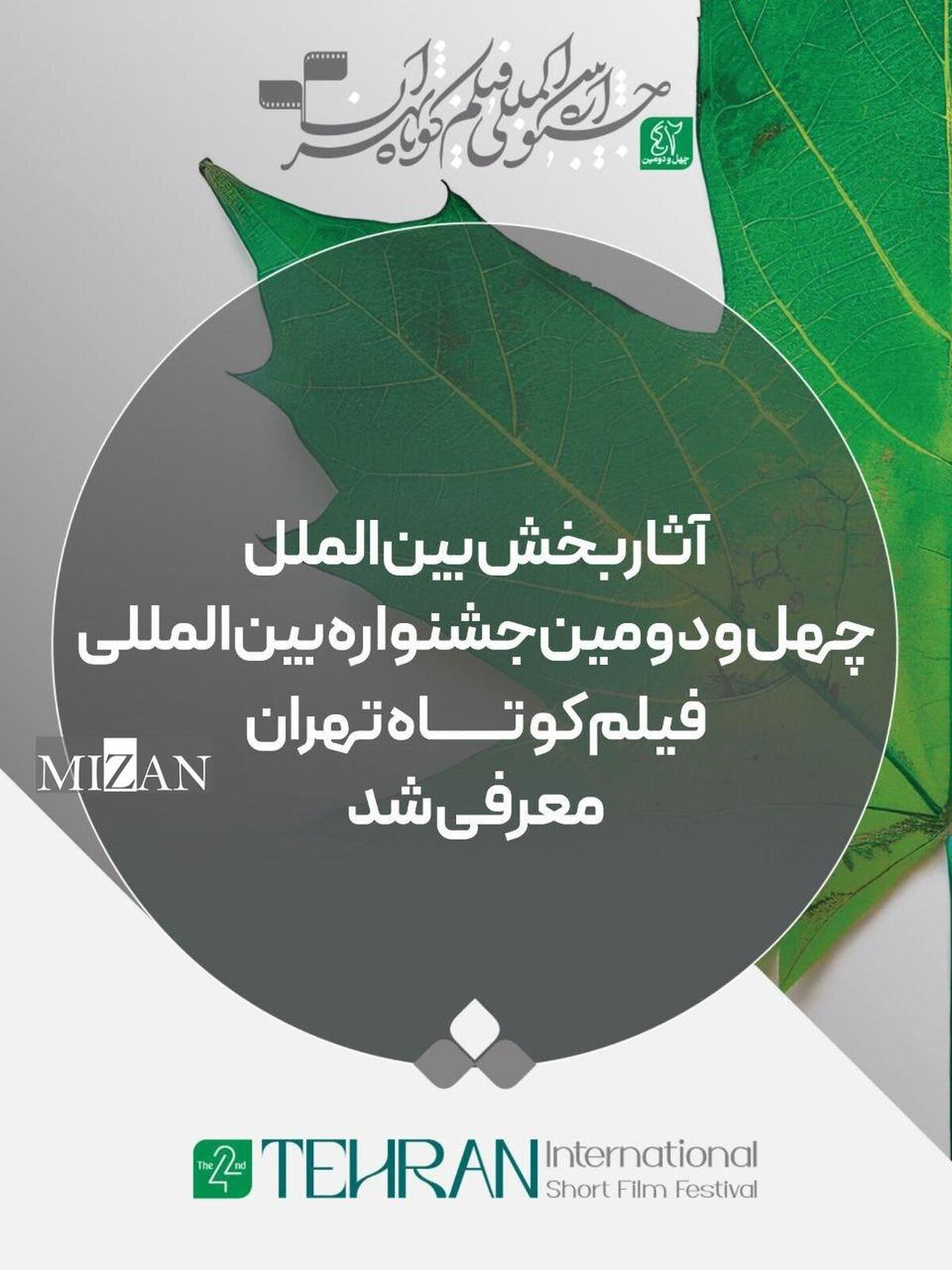 فیلم‌های راه یافته به بخش بین‌الملل جشنواره فیلم‌کوتاه تهران معرفی شدند