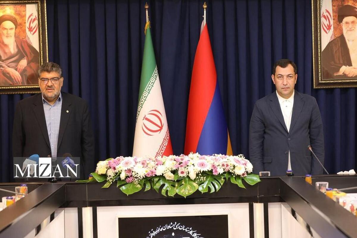 رئیس مرکز وکلا با رئیس انجمن جهانی وکلای ارمنستان دیدار کرد