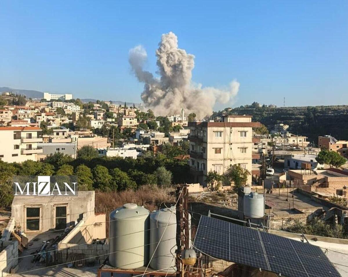 حملات هوایی رژیم صهیونیستی به شهر بنعفول در جنوب لبنان
