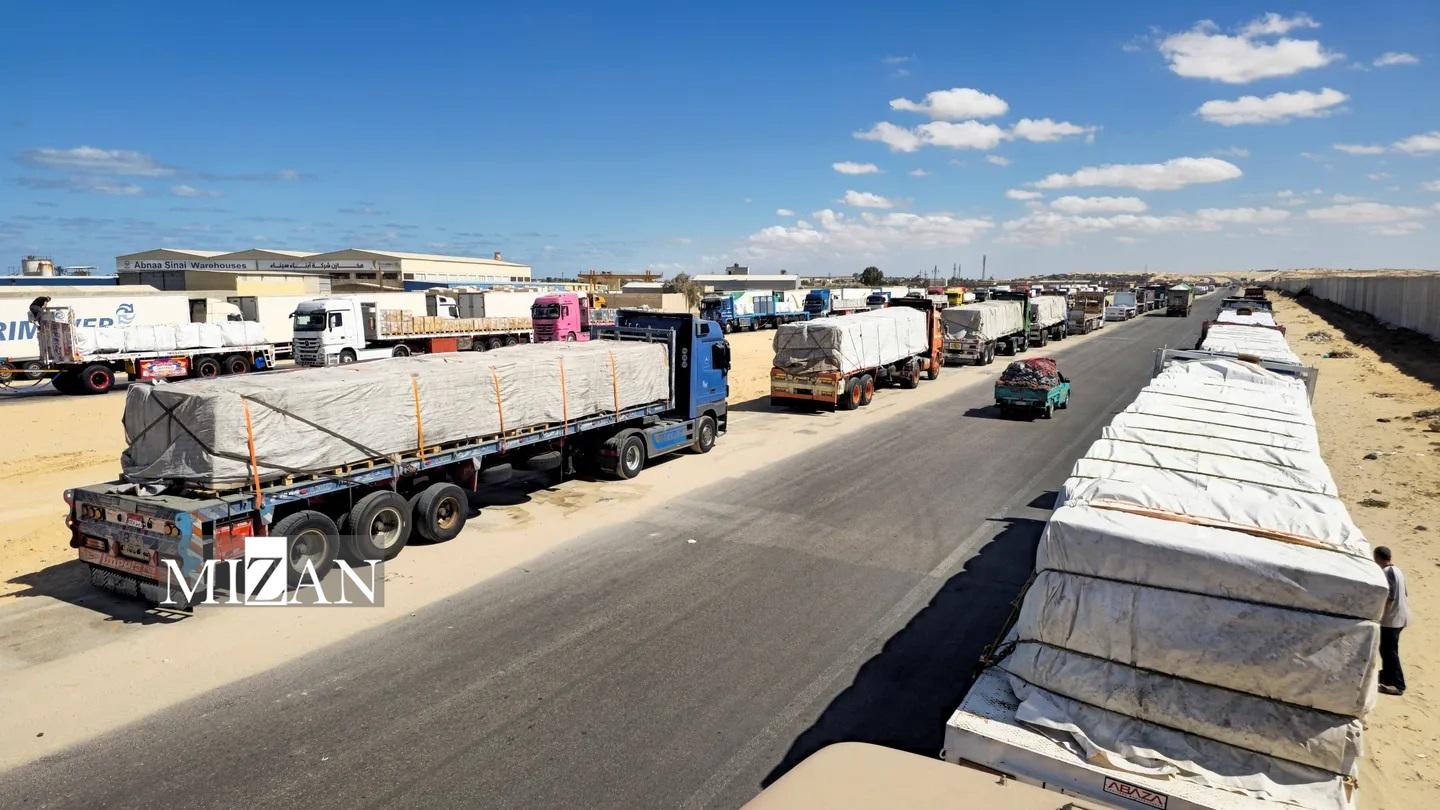 بهانه‌جویی رژیم صهیونیستی برای توقف ورود کمک‌ها به غزه و نقض آتش‌بس