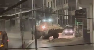 بولدوزرهای رژیم صهیونیستی جاده عمان در شرق نابلس را بستند