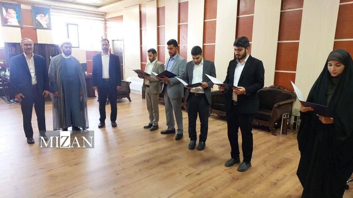 آیین تحلیف پنج کارآموز قضایی در خراسان جنوبی برگزار شد
