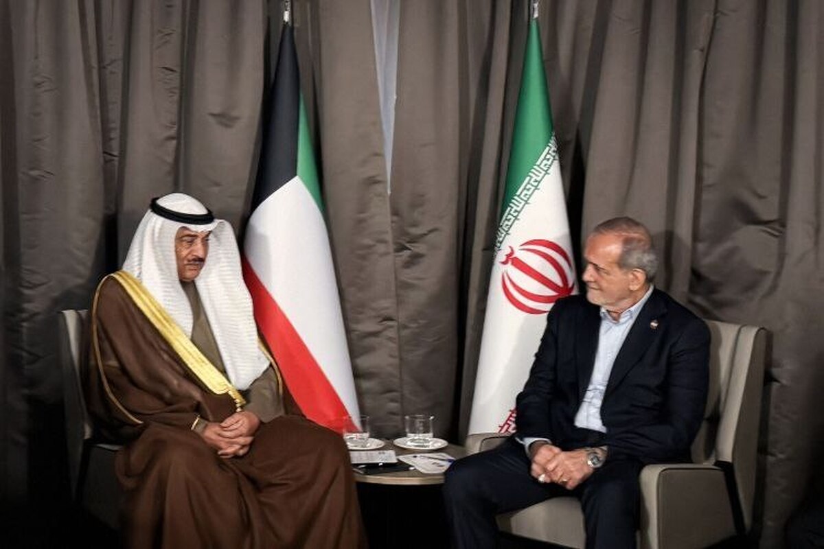 دیدار و گفت‌وگوی ولیعهد کویت با پزشکیان در نیویورک