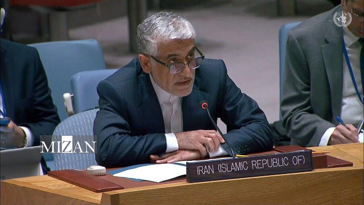 نماینده ایران در سازمان ملل: جنایت‌کار جنگی نباید در مجمع عمومی سخن بگوید