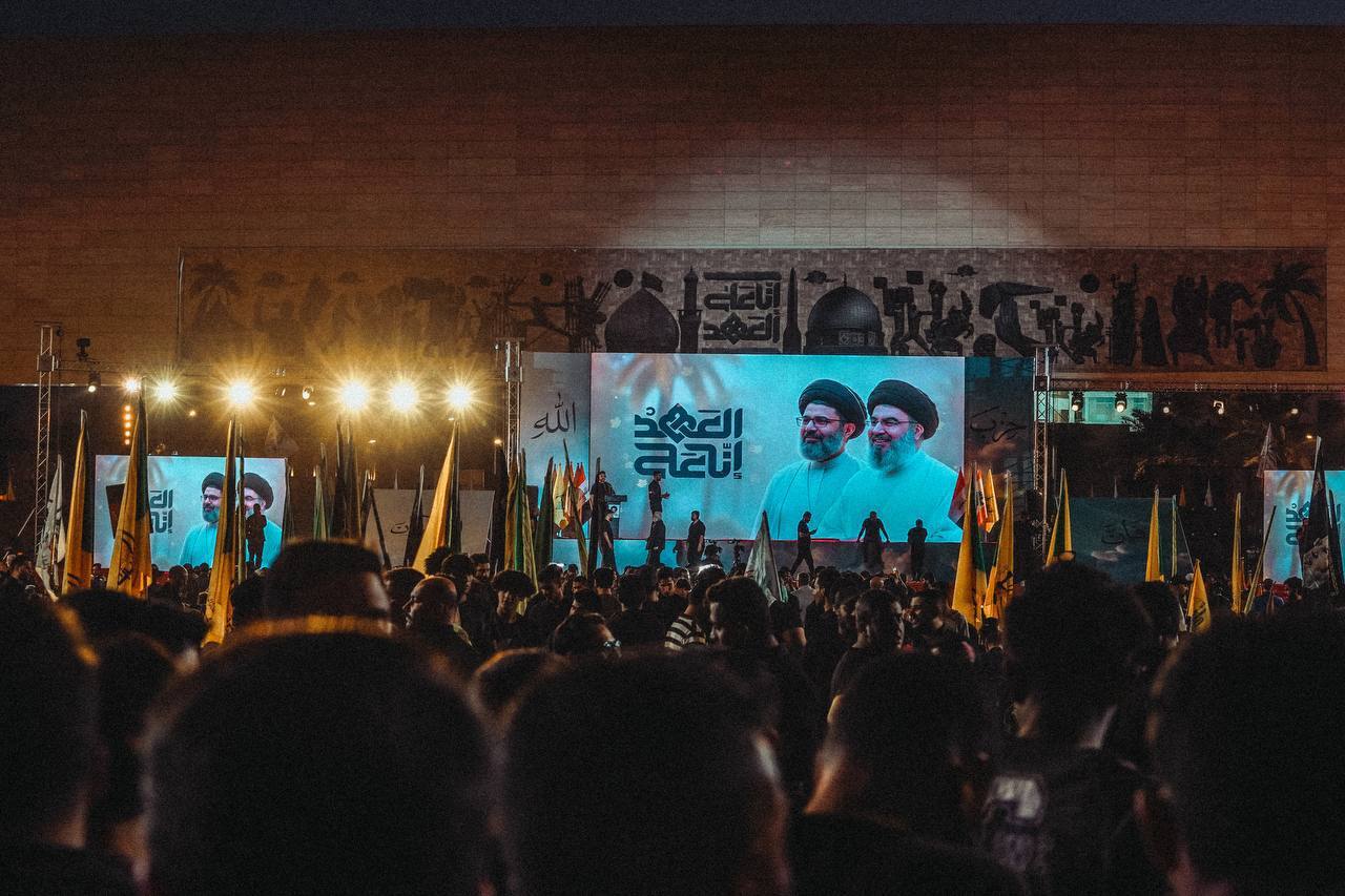 مراسم سالروز شهادت سیدحسن نصرالله؛ حضور گسترده مردم در مناطق مختلف لبنان مراسم سالروز شهادت سیدحسن نصرالله؛ حضور گسترده مردم در مناطق مختلف لبنان