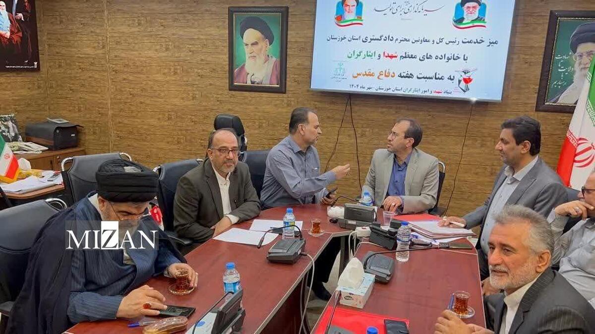 مسئولان قضایی استان خوزستان به درخواست‌های ۵۰ نفر از خانواده‌های شهدا رسیدگی کردند