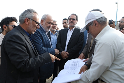 افتتاح خط لوله انتقال آب سد طالقان به کرج و تهران