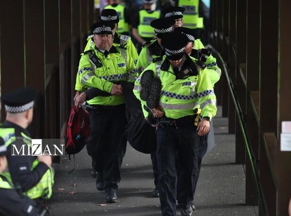 شمار حامیان بازداشت‌شده فلسطین در انگلیس به ۱۷۰۰ نفر رسید
