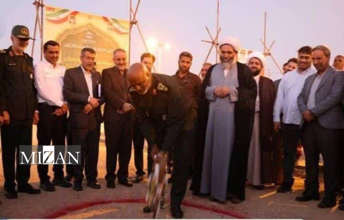 کلنگ‌زنی بزرگترین مجموعه بحران و ایمنی هرمزگان در قشم با مشارکت سپاه و منطقه آزاد