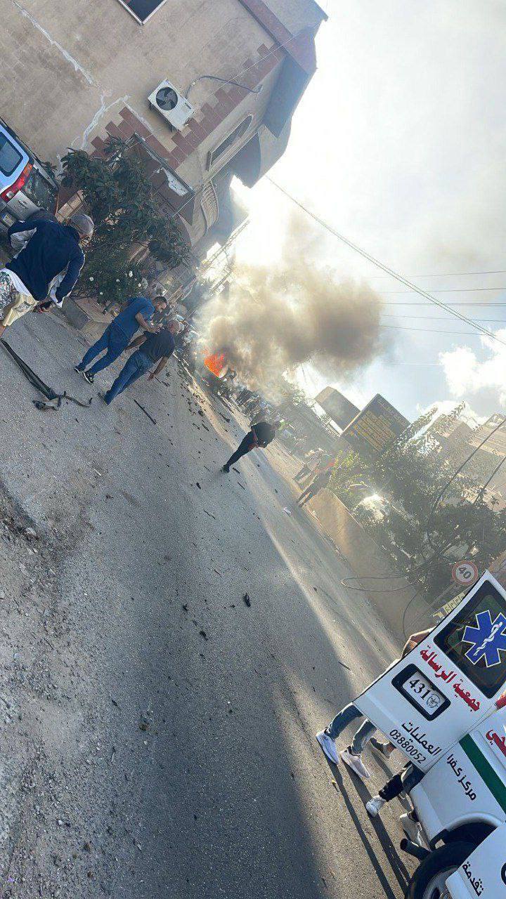 حمله پهپادی رژیم اسرائیل به خودرویی در جنوب لبنان حمله پهپادی رژیم اسرائیل به خودرویی در جنوب لبنان