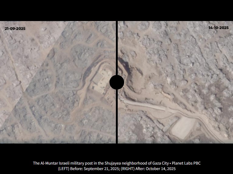 طرح صلح ادعایی غزه از دریچه تصویرهای ماهوارهای؛ تضمین تداوم اشغالگری و محاصره رژیم صهیونیستی طرح صلح ادعایی غزه از دریچه تصویرهای ماهوارهای؛ تضمین تداوم اشغالگری و محاصره رژیم صهیونیستی