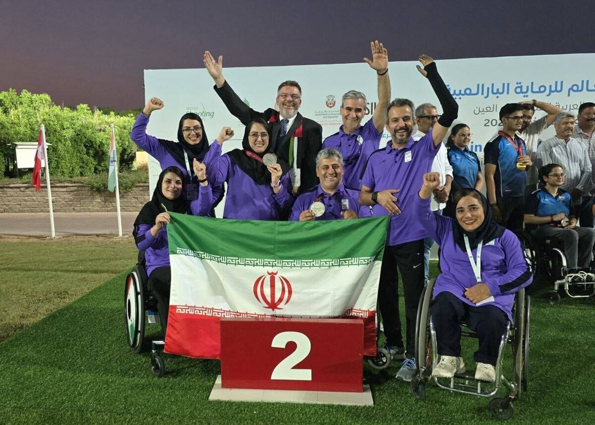 جام جهانی پاراتیراندازی| مدال نقره میکس تیمی تپانچه برگردن ملی‌پوشان پاراتیراندازی