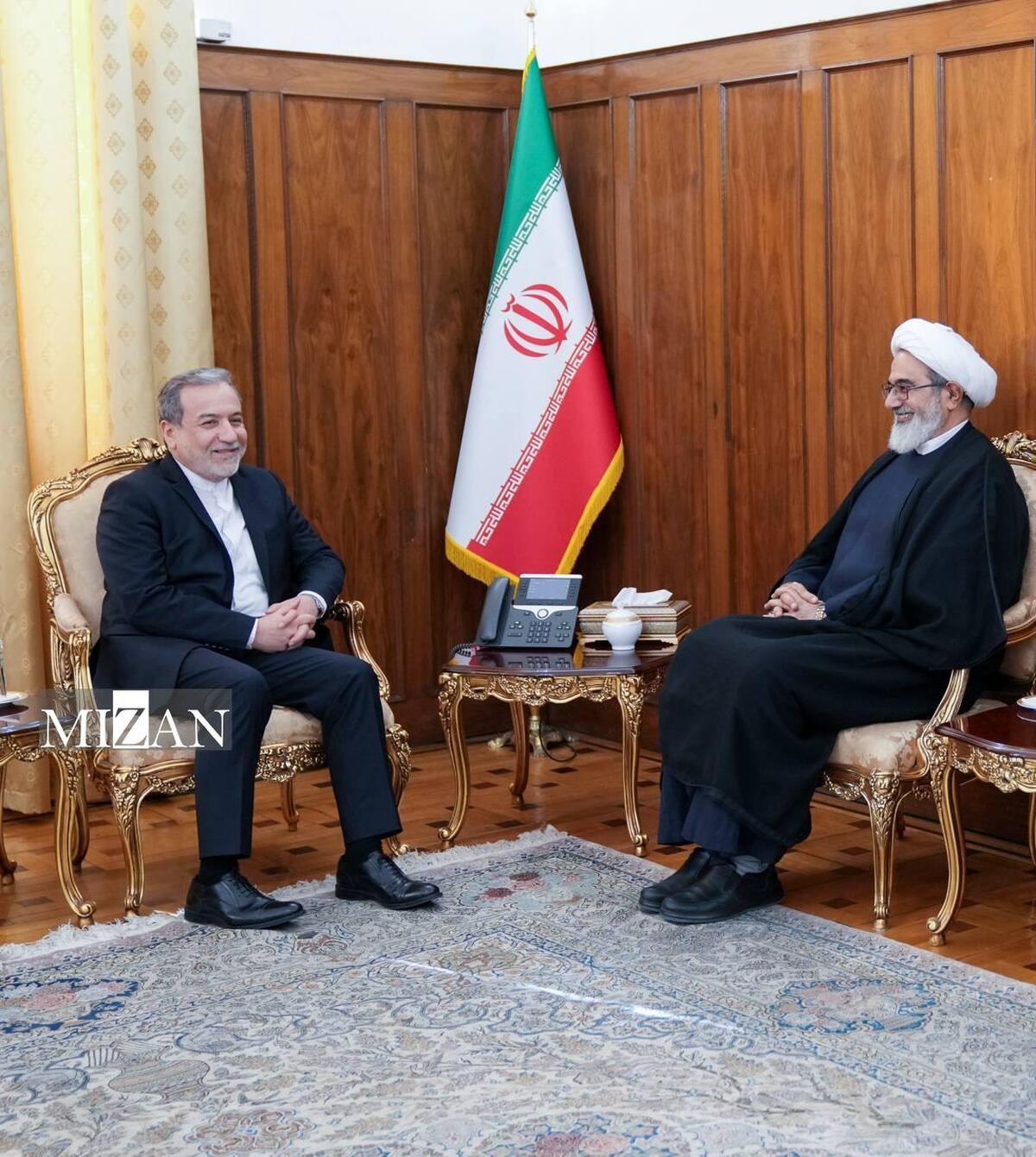 دیدار و گفت‌وگوی رئیس سازمان قضایی نیرو‌های مسلح کل کشور با وزیر امور خارجه